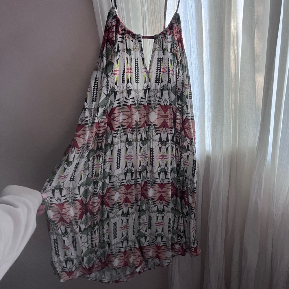 Chic Multicolor Patterned Women's Romper